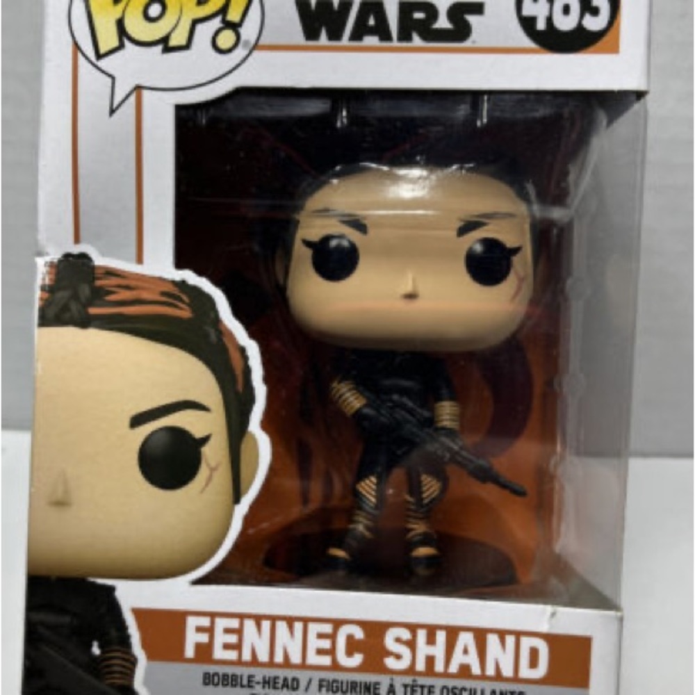 New Funko Pop! Star Wars: The Mandalorian - Fennec Shand Vinyl Bobblehead #483 - Picture 7 of 13